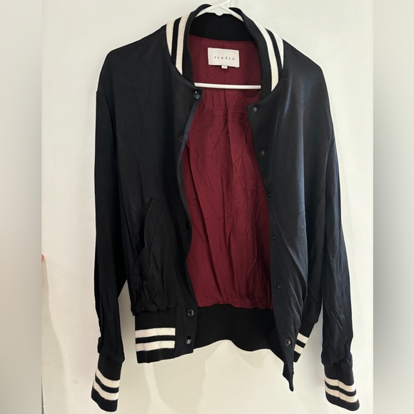 Sandro black bomber jacket - Picture 5 of 7